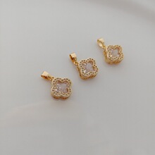 14K�����鱣ɫ�Ƕ�ʯ���~��С�������Ʒdiy�Ʒ���