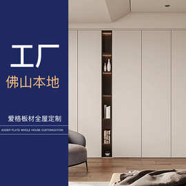 爱格板全屋定制F4星衣柜定制工厂整体橱柜鞋柜佛山厂家包设计安装