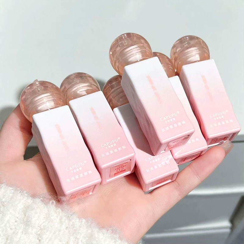 Lip gloss, matte high quality lipstick, translucent shading, long-term effect