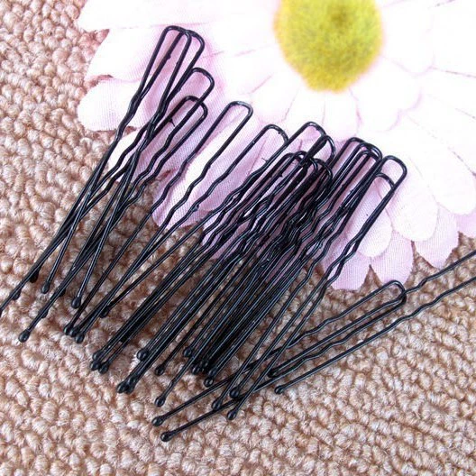 Фабричная прямая заколка для волос простая U-образная заколка для волос Свадебная фотостудия невесты женская форма зажим черные волосы U-образный зажим