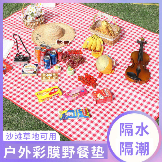 Picnic mat moisture-proof mat double-sided waterproof cold insulation outdoor portable picnic mat picnic mat size can be selected