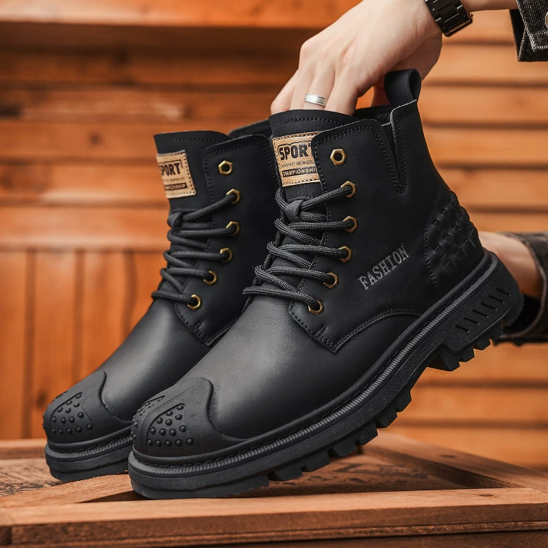 Martens, высокие демисезонные ботинки для отдыха
