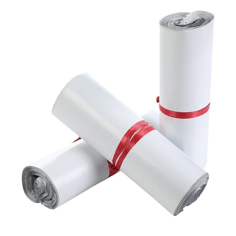 Materiales nuevos al por mayor Bolsa de embalaje de bolsa de mensajería gruesa blanca Bolsa de embalaje de logística de comercio electrónico grande Bolsa de embalaje urgente Bolsa impermeable