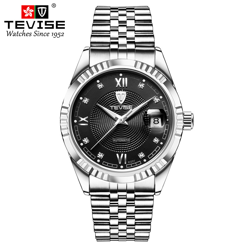 Reloj suizo TEVISE Tevis Impermeable reloj de gama alta reloj luminoso para hombres reloj mecánico completo para hombres reloj mecánico