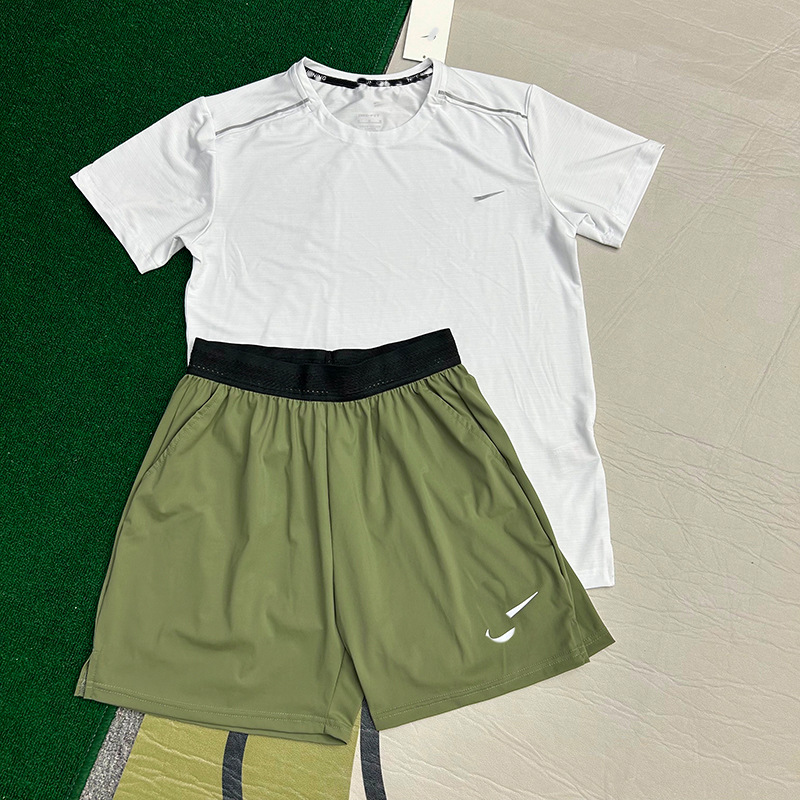 Tendencia de entrenamiento, carrera, fitness, malla, camiseta de secado rápido, elástica, comercio exterior, malla ligera, hombre