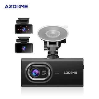 AZDOME三镜头行车记录仪高清广角WIFI手机互联停车监控可行车轨迹