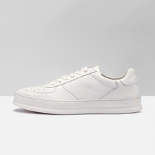 韩版小白鞋男鞋滑板鞋春夏新款厚底真皮百搭休闲鞋男士潮鞋街头