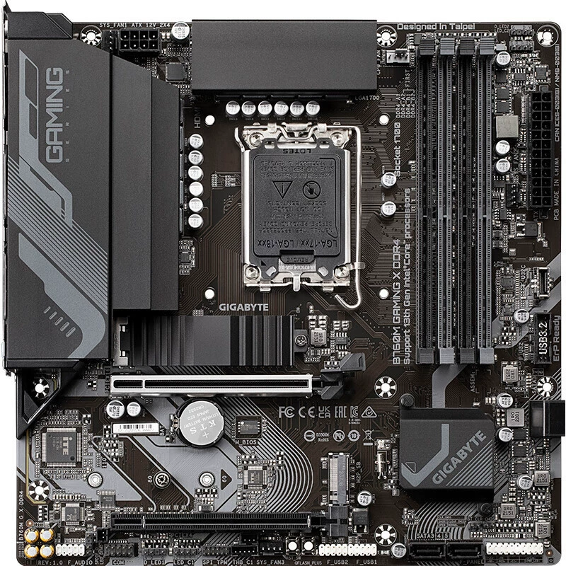 Плата Gigabyte B760M Gaming X DDR4, материнская плата для компьютера, 13-е поколение CPU i5 13400F 13600K