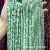 Green opal faceted beads