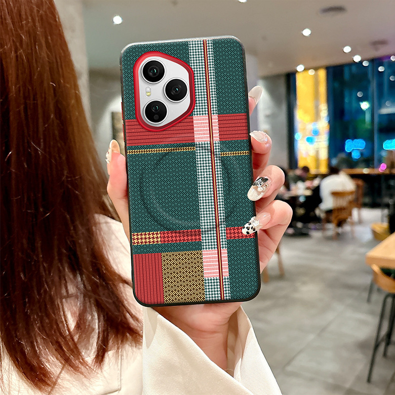 Suitable for Honor 400Pro Mobile Phone Case Honor 400 Protective Cover Honor Magnetic Suction Case New Anti-Fall All-Inclusive for Men and Women