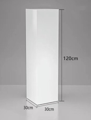 木製塗装展示台 長方形台座 写真撮影用マネキン台 展示ホール 博物館展示棚 展示キャビネット|undefined