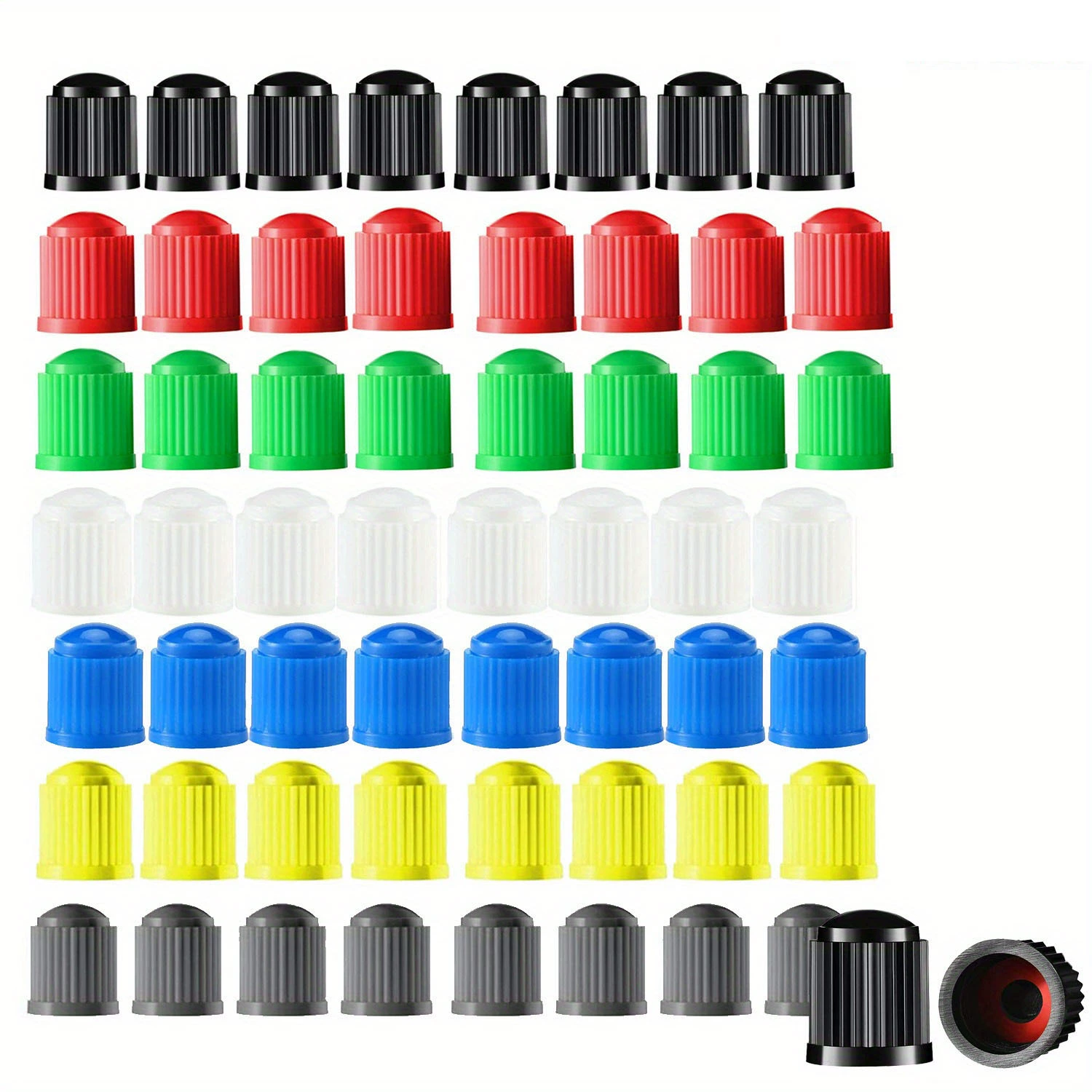 Обычная пластиковая крышка клапана с уплотнительным кольцом крышка клапана автомобиля Велосипед автошины пылезащитный колпачок