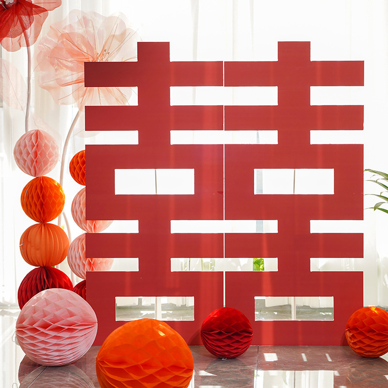 Suministros DE BODA compromiso super grande tridimensional boda escena decoración boda Fondo boda habitación diseño Decoración