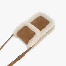 women bag 秋冬新款真皮女包羊羔毛绒迷你零钱手机包单肩斜挎包包