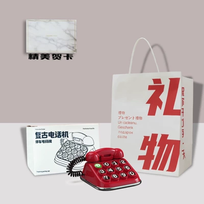 Nömrəli dayanma kartı – Phone Number Plate Creative - retro-stop-sign-red-heart-gift-bag-set