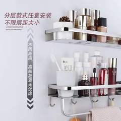 Manufacturer of 304 stainless steel kitchen storage rack, bathroom shelf, single-layer wall-mounted washstand organizer