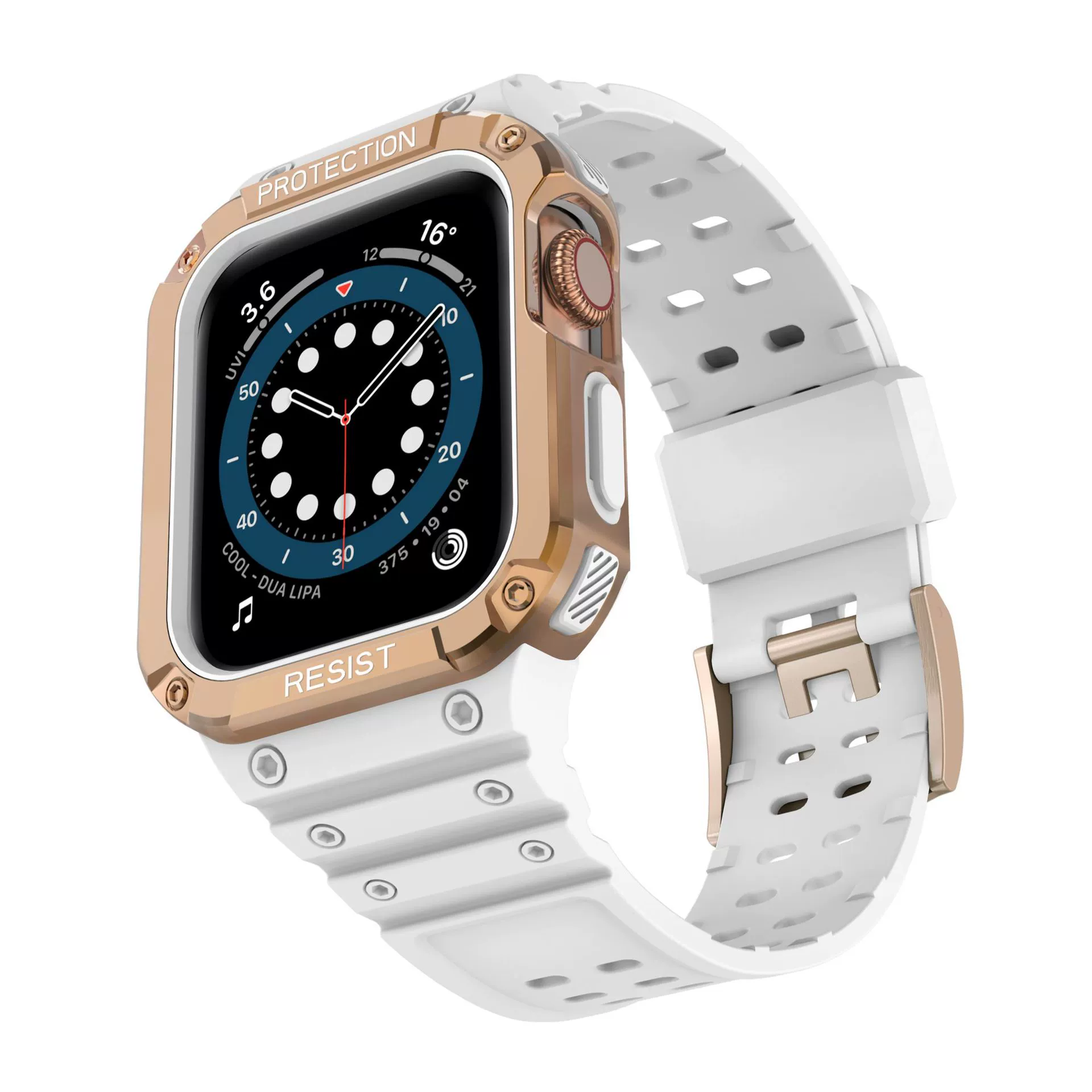 Соответствующие ремешки для Apple Watch IWATCH98765432, чувствительный силикон тибетский, оптом TPU+PC корпус