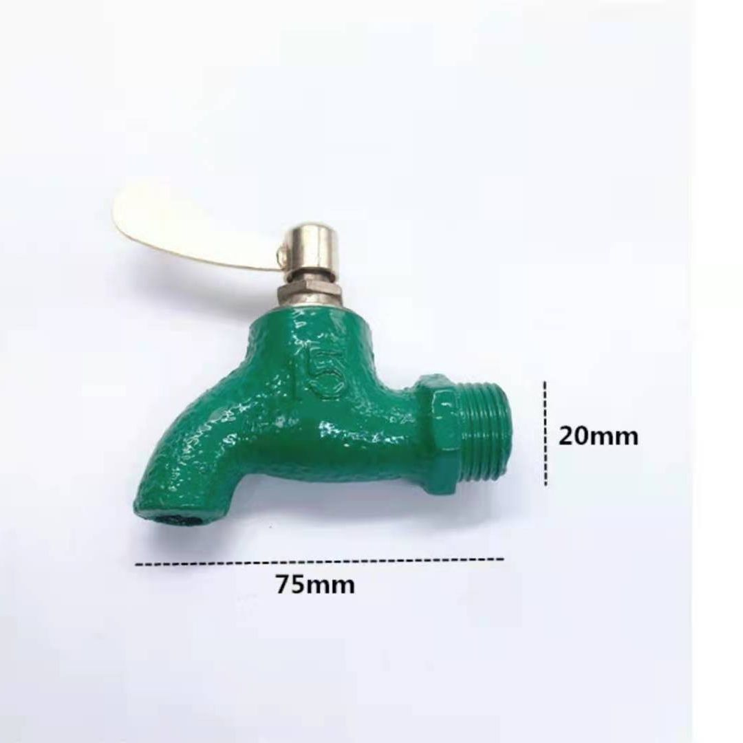Iron faucet old-fashioned iron faucet 4 points 6 points outdoor antifreeze with key project cast iron fast open slow open faucet