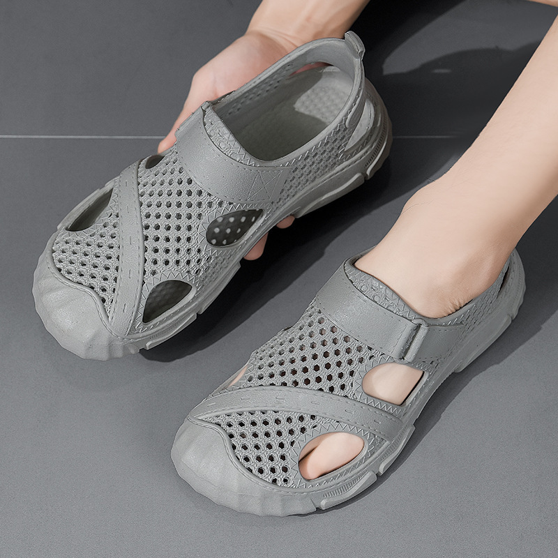 Men's Summer Non-Slip Breathable Driving Slippers, Outdoor Water Sports Sandals, Beach Sandals for Men Men's Summer Non-Slip Breathable Driving Slippers, Outdoor Water Sports Sandals, Beach Sandals for Men
