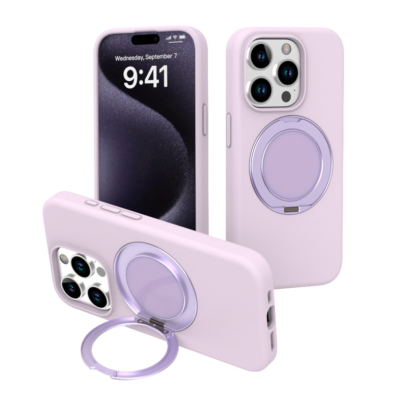 IPhone携帯ケース360 ° 液体シリコンスタンド携帯ケース転倒防止携帯ケース保護カバー|undefined