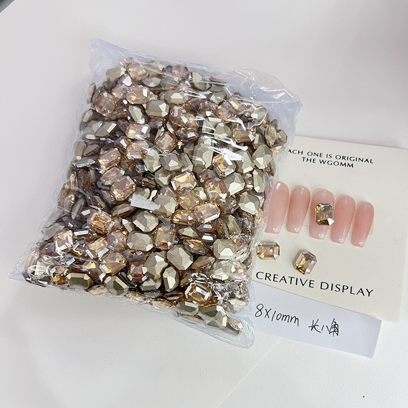 [KKK04-13] champagne octagonal 8 * 10mm