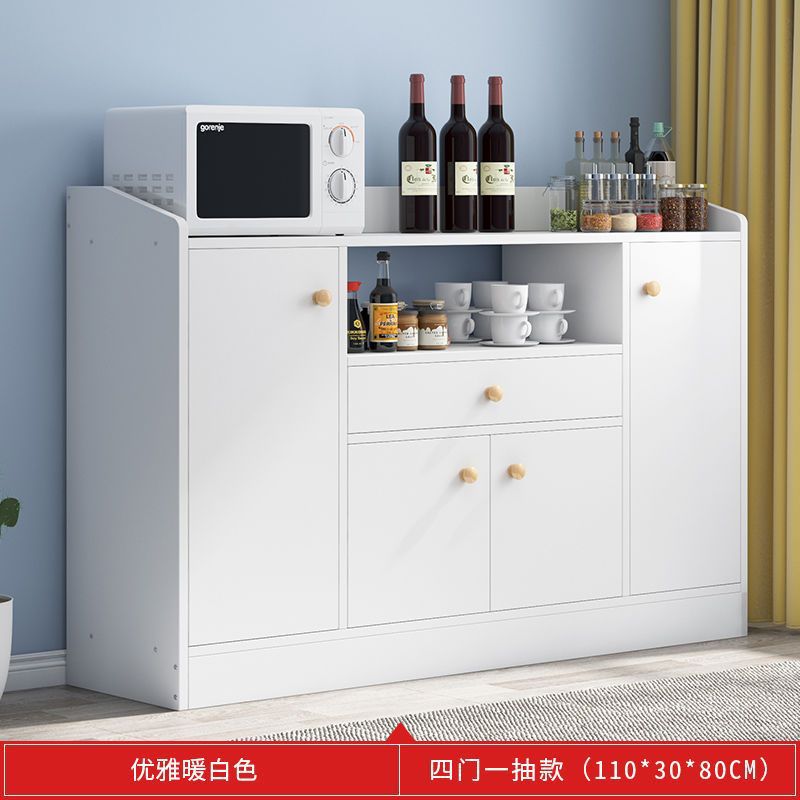 Fábrica directa de comedor armario de vinos armario de platos de cocina doméstica moderna simple cocina tablero de té sala de estar contra la pared microondas
