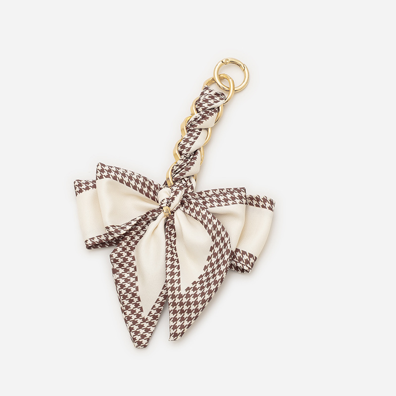 Bolsa de cadena de extensión bolsa de nudo de arco con bolsa de cadena colgante correa de cadena DIY bolsa cadena ajustable hombro alargado axila