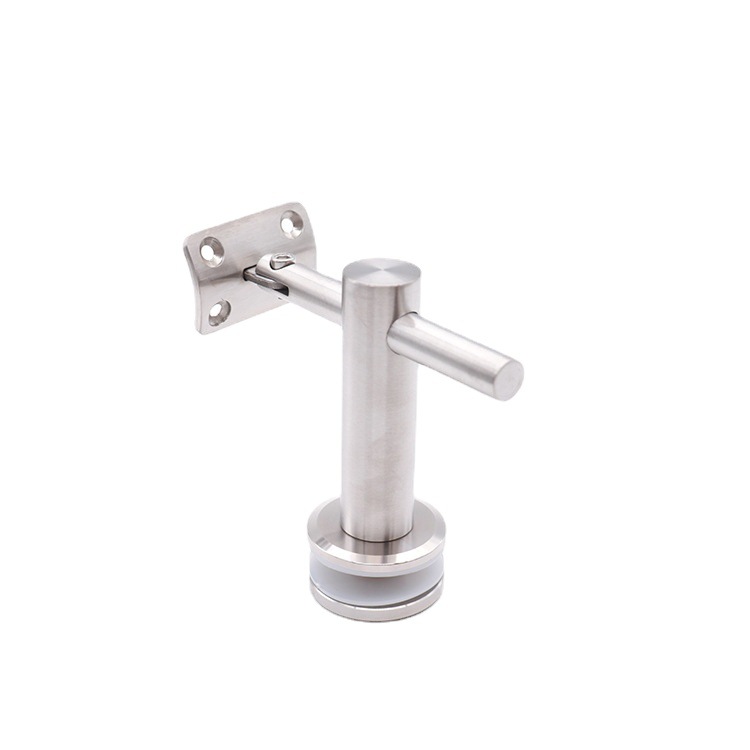 批发304不锈钢楼梯扶手支撑托连接件走廊护栏固定件工程五金配件