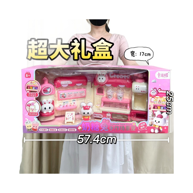 Juego de Cocina de Simulación con Plastilina de Plástico para Niñas