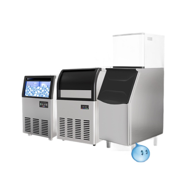 Máquina de hielo ommercial Crescent Ice Maker Large Milk Tea Shop S