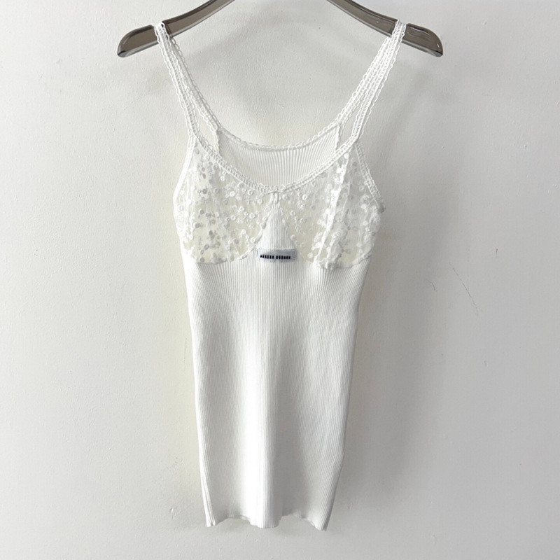 Lace Camisole Top 2026 Summer New Slim Fit Knit Top C829 Lace Camisole Top 2026 Summer New Slim Fit Knit Top C829