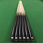 台球杆10mm小头杆斯诺克黑八9球一体球杆英式通杆台球厅球房公杆