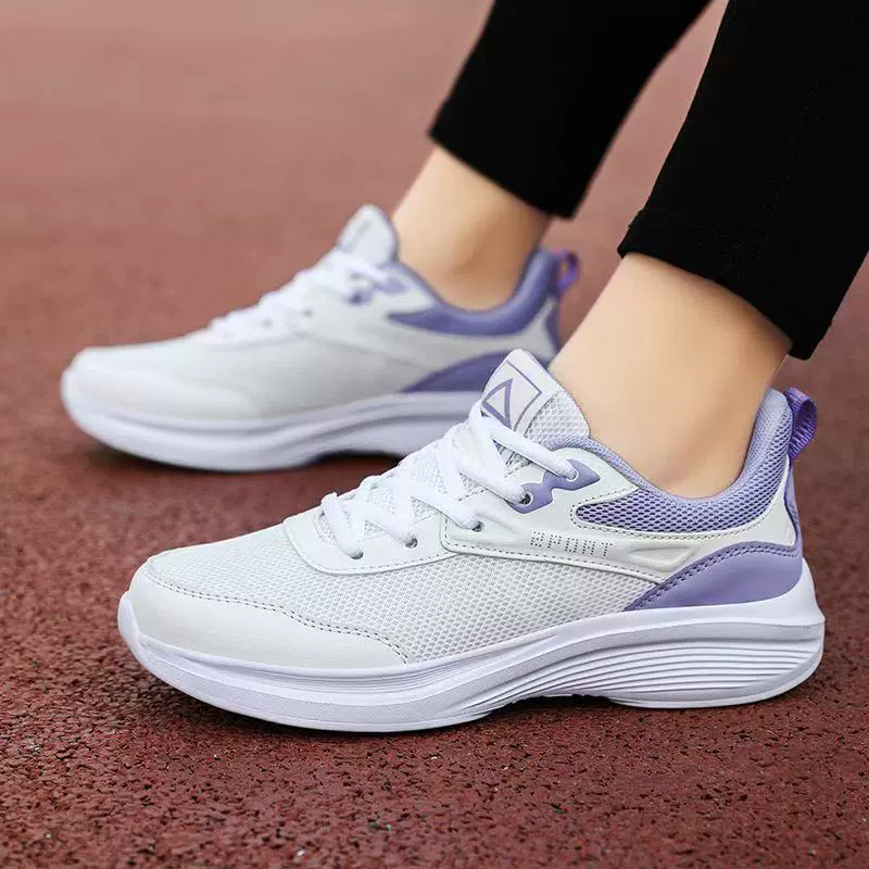 Женская обувь, новая дышащая женская повседневная спортивная обувь с сеткой, легкая прогулочная обувь на мягкой подошве для среднего и пожилого возраста, модная обувь для мам