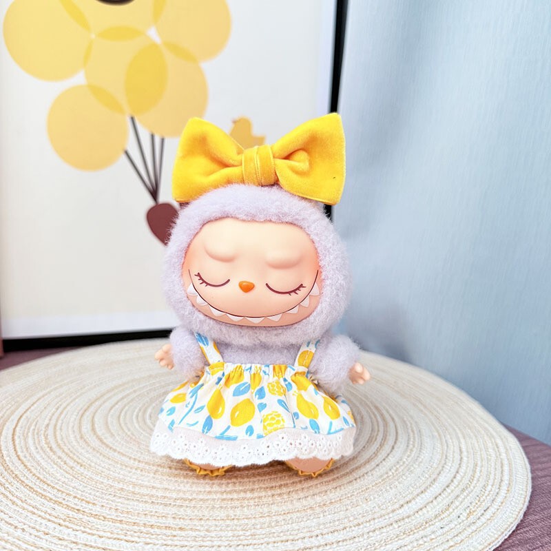 服のみ】第二世代ブラインドボックス ラブブ服 エポキシ樹脂製顔飾り ラブブ シットシットパーティーシリーズ ベビー服 可愛い|undefined