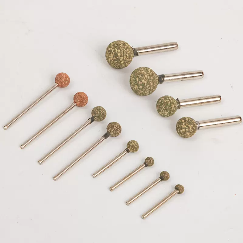 芝麻磨头3mm柄气动打磨头吊磨机 模具金属抛光打磨橡皮小磨头圆柱