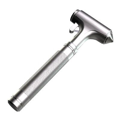 Multifunctional all-metal car safety hammer stainless steel car portable emergency life-saving hammer window-breaking artifact escape hammer