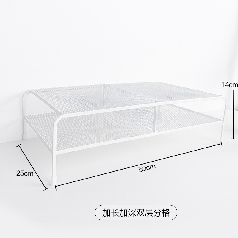 Organizador de almacenamiento minimalista para escritorio de dormitorio con soporte elevado para computadora, estante elevador para monitor de oficina sin instalación.