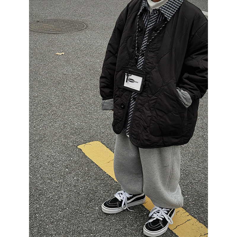 Baodua ropa para niños chaqueta acolchada para niños Otoño e Invierno 2023 nueva ropa de invierno para niños estilo coreano chaqueta engrosada top de moda