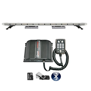 Yüksək güclü LED uzun xəbərdarlıq işığı, qırmızı-mavi 1.6m Bluetooth siren 8400-4H