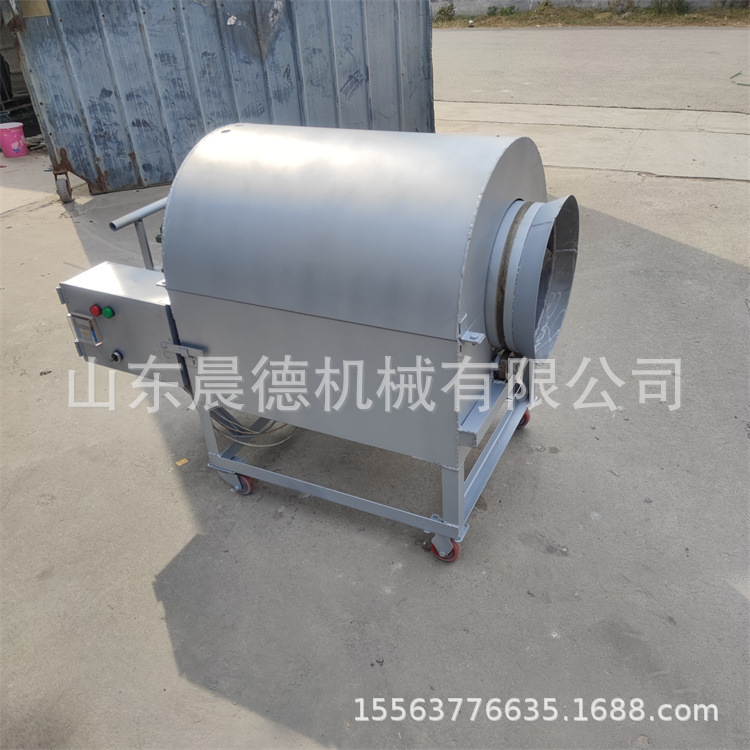 茴香滚筒商用翻炒机 不锈钢棉籽胡麻炒货五谷杂粮炒料机