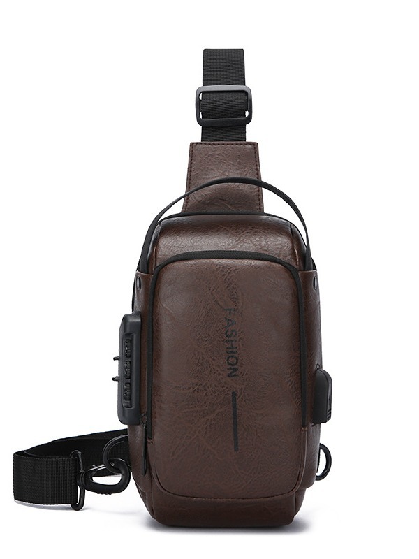 Bolsa de pecho de hombre de explosión transfronteriza, nuevo tipo de mochila de motocicleta, mochila de hombro casual de gran capacidad, moda multifuncional