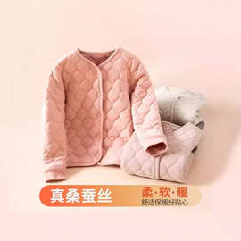女童校服神器棉服套装秋冬男童内搭棉袄棉裤中大童保暖裤内胆童装