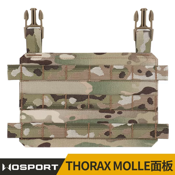 Wosport Thorax Molle Camouflage Panel Adapts to Thorax Specifications Tactical Vest with Various Mounts
