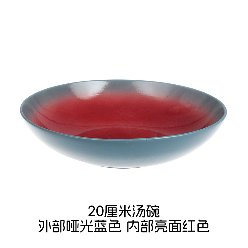 2色釉のモダンでシンプルなハイエンドスタイルの軽量磁器食器セット、耐久性があり、滑らかでお手入れが簡単です。|undefined