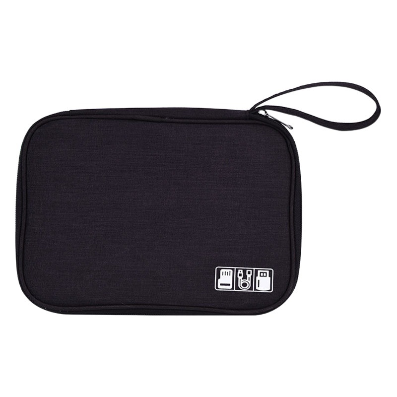 Bolsa de almacenamiento de cable de datos de venta caliente transfronteriza bolsa de viaje Portátil Bolsa digital grande catiónica plana acabado multifuncional