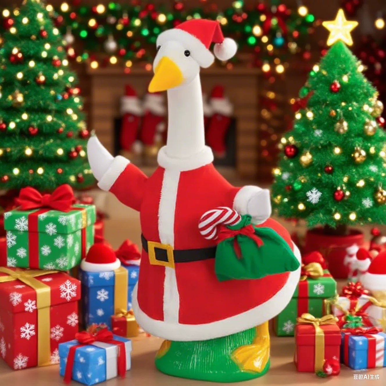 Amazon трансграничный дождевик модель гуся в форме одежды крыльцо гусиная одежда двор большой гусь одеваются праздничный костюм производителя