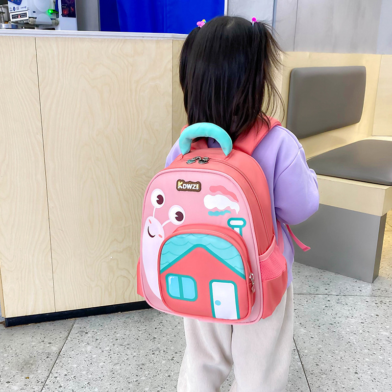 Mochila escolar de jardín de infantes con estampado de dibujos animados Mochila para niños 4-6 años