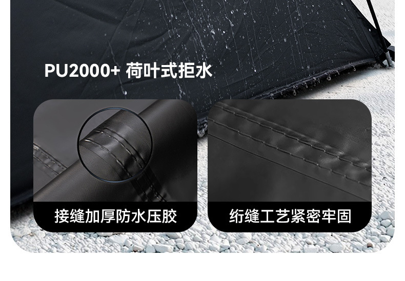 Blackdog Vinyl Dome Canopy Tent Outdoor Rainproof Camping Style Tactical Camping Style Equipment