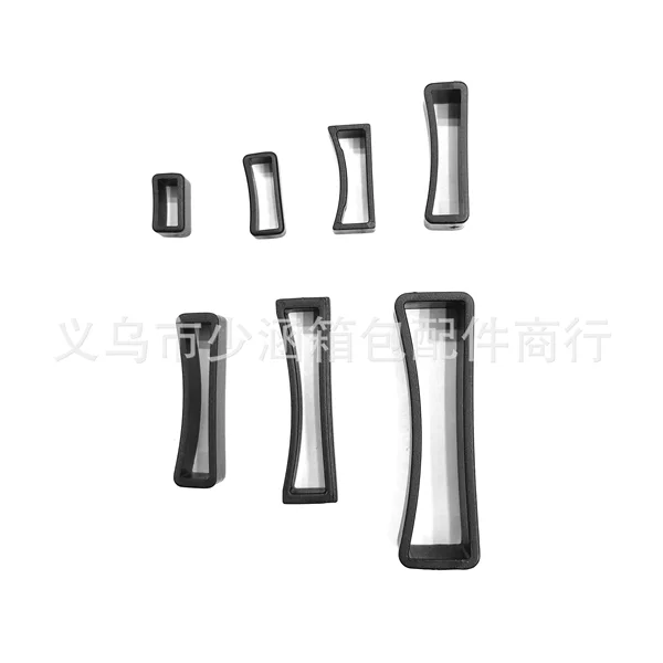 Factory 11~51mm black plastic buckle pet webbing rope adjustment buckle pet collar accessories supply
