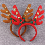 Рождественский ободок для пожилых людей, аксессуар для волос